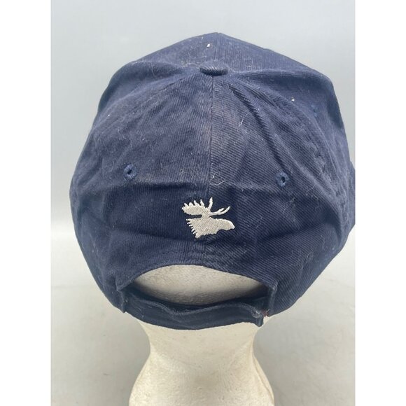 moosehead outfitters baseball hat cap blue hook &amp; loop adjustable one size R - Picture 3 of 5